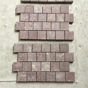 Red Porphyry Flamed Paving Stone